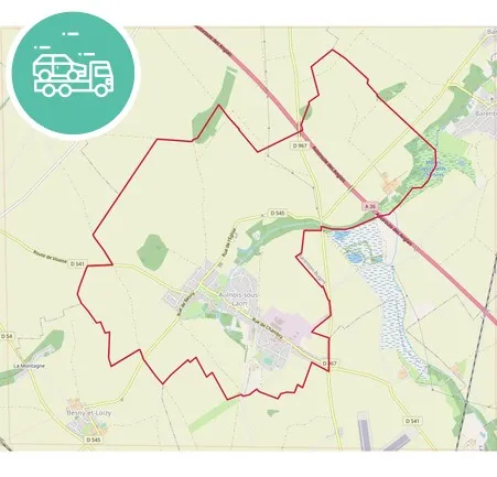 intervention épaviste à Aulnois-sous-Laon