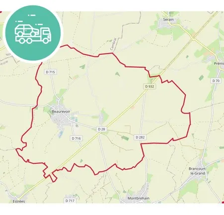 intervention épaviste à Beaurevoir