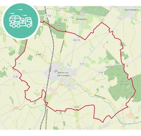 intervention épaviste à Bohain-en-Vermandois