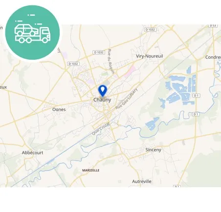 intervention épaviste à Chauny