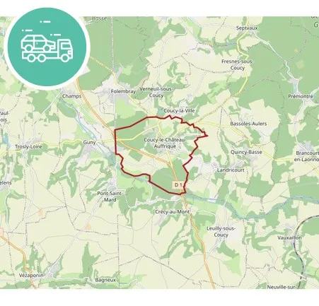 intervention épaviste à Coucy-le-Château-Auffrique