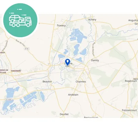 intervention épaviste à Fère