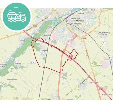 intervention épaviste à Grugies