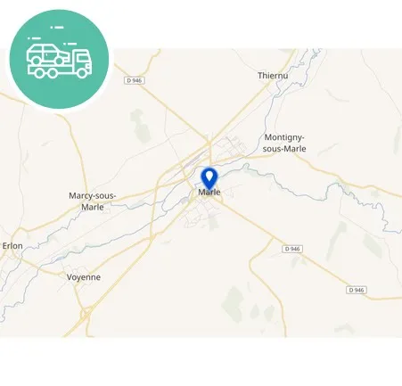 intervention épaviste à Marle