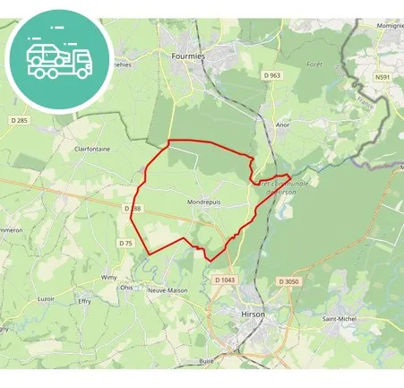 intervention épaviste à Mondrepuis