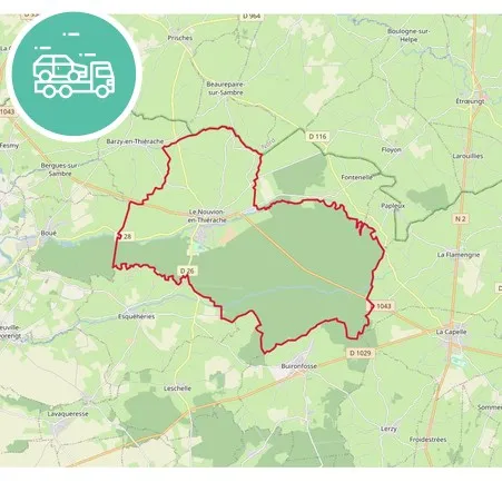 intervention épaviste à Nouvion-en-Thiérache