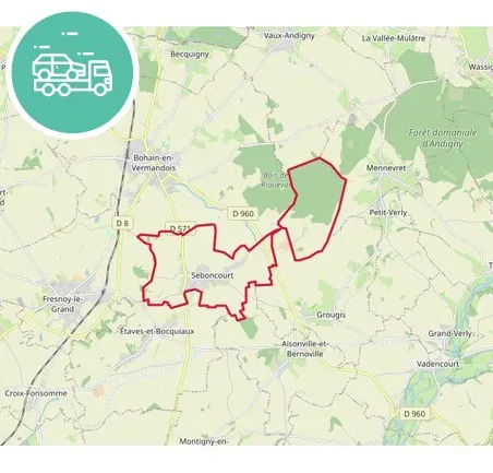 intervention épaviste à Seboncourt