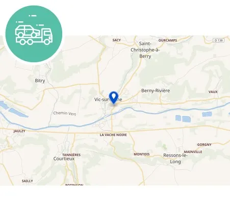 intervention épaviste à Vic-sur-Aisne