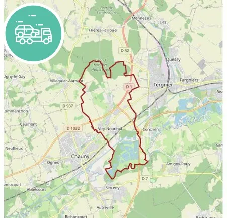 intervention épaviste à Viry-Noureuil