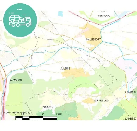 intervention épaviste à Alleins