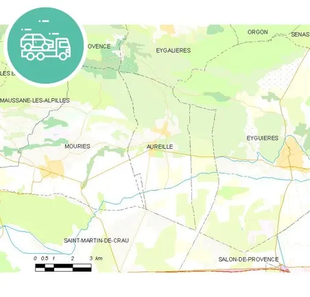 intervention épaviste à Aureille