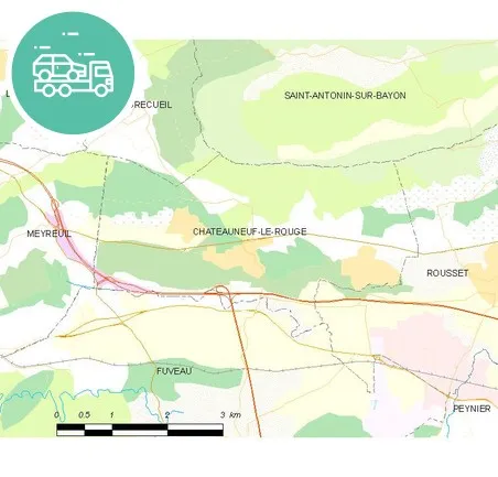 intervention épaviste à Châteauneuf-le-Rouge