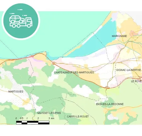 intervention épaviste à Châteauneuf-les-Martigues