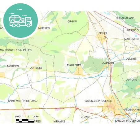 intervention épaviste à Eyguières