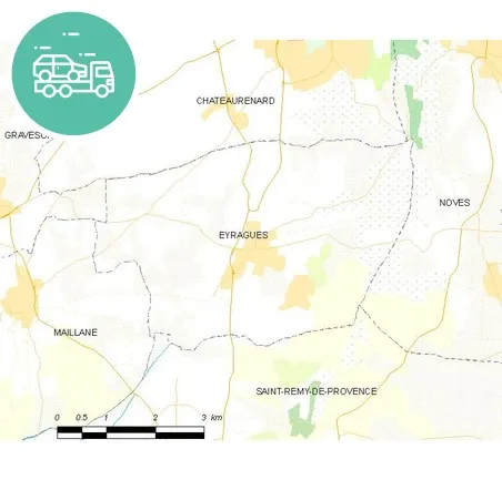 intervention épaviste à Eyragues