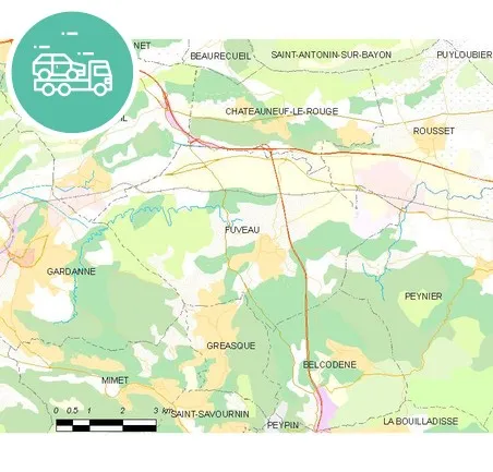 intervention épaviste à Fuveau
