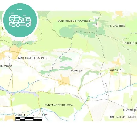 intervention épaviste à Mouriès