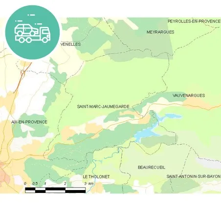 intervention épaviste à Saint-Marc-Jaumegarde