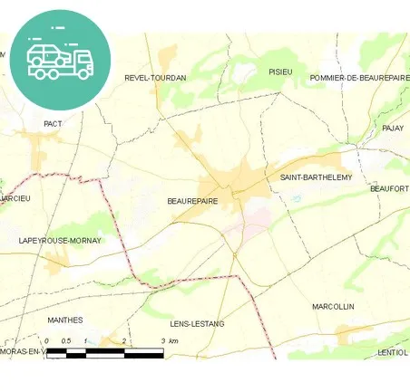 intervention épaviste à Beaurepaire