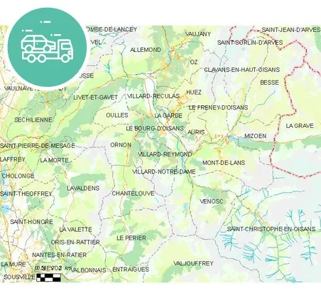 intervention épaviste à Bourg-d'Oisans