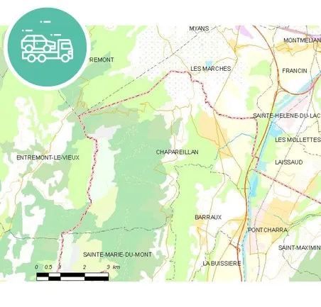 intervention épaviste à Chapareillan
