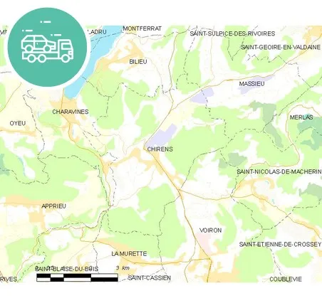 intervention épaviste à Chirens