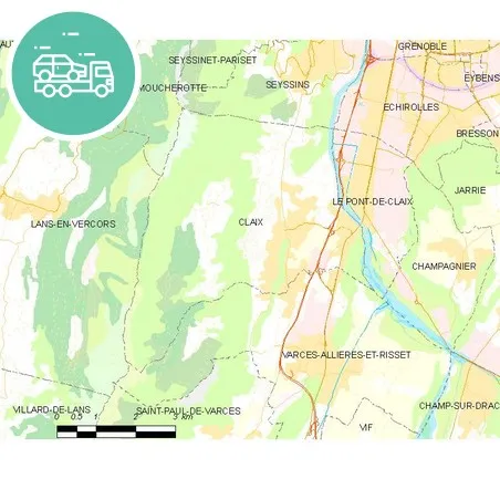 intervention épaviste à Claix