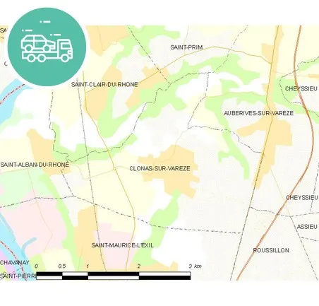 intervention épaviste à Clonas-sur-Varèze