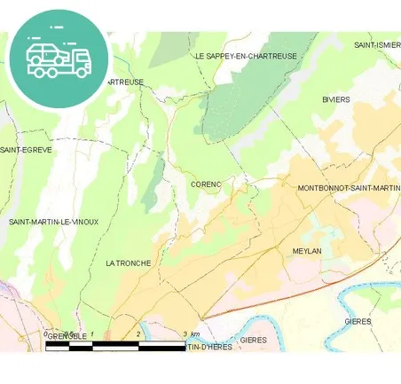 intervention épaviste à Corenc