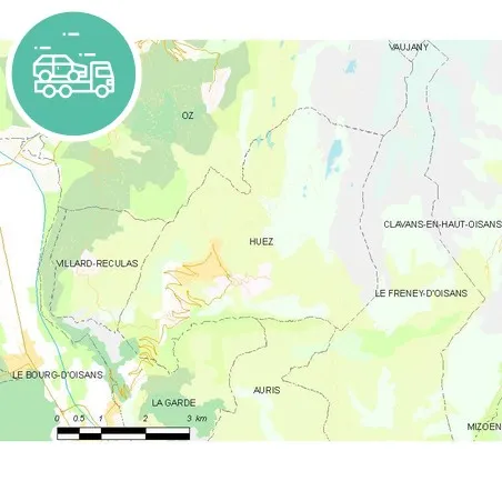 intervention épaviste à Huez