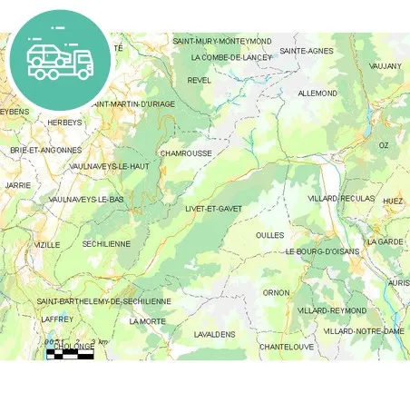 intervention épaviste à Livet-et-Gavet