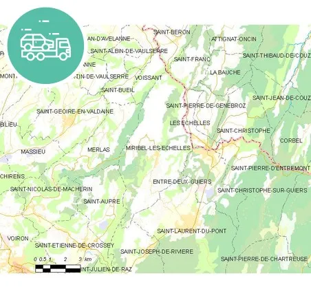 intervention épaviste à Miribel-les-Échelles
