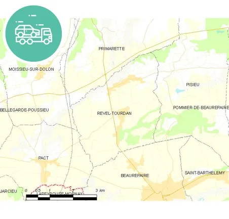 intervention épaviste à Revel-Tourdan