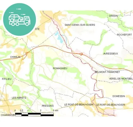 intervention épaviste à Romagnieu