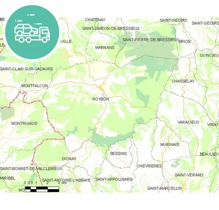 intervention épaviste à Roybon