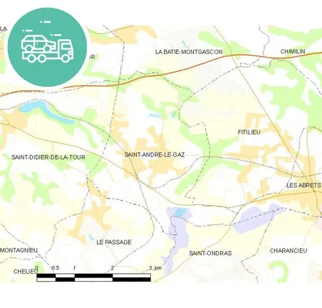 intervention épaviste à Saint-André-le-Gaz