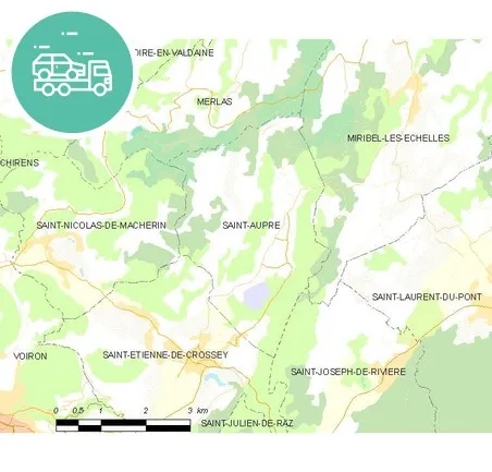 intervention épaviste à Saint-Aupre