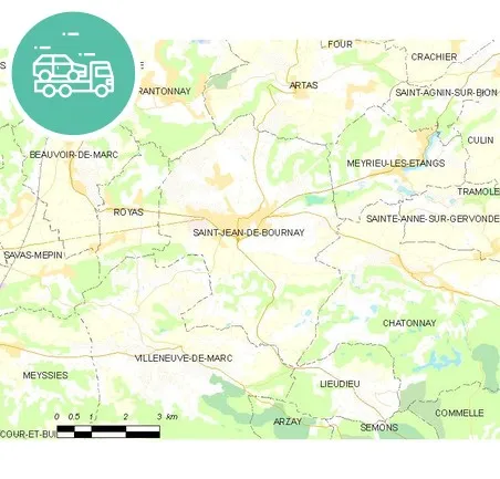 intervention épaviste à Saint-Jean-de-Bournay