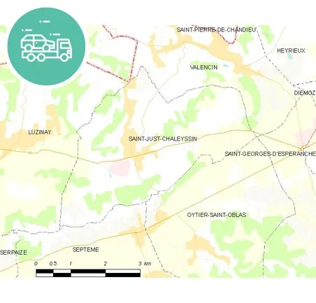 intervention épaviste à Saint-Just-Chaleyssin