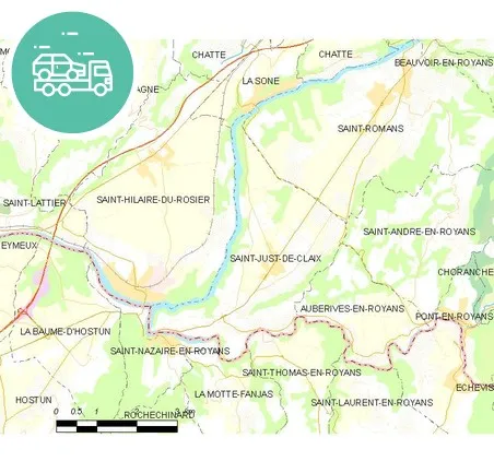 intervention épaviste à Saint-Just-de-Claix