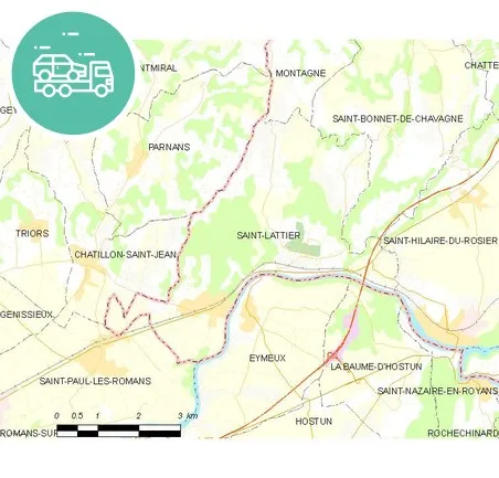 intervention épaviste à Saint-Lattier