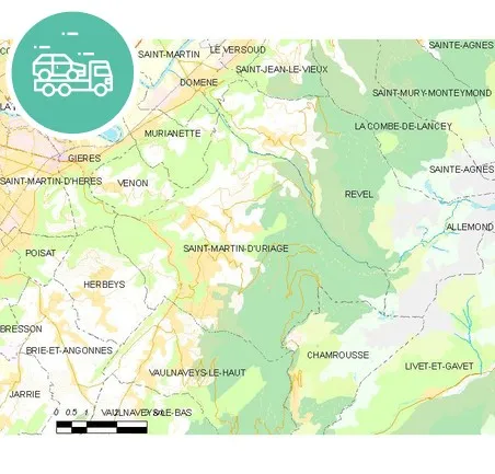 intervention épaviste à Saint-Martin-d'Uriage