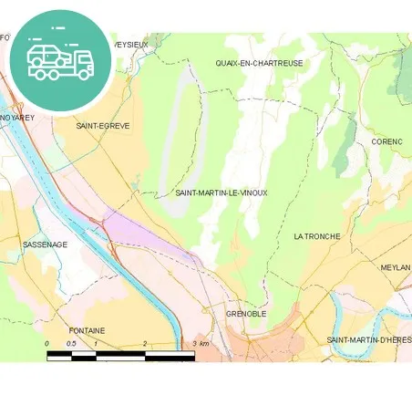 intervention épaviste à Saint-Martin-le-Vinoux