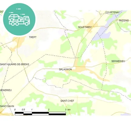 intervention épaviste à Salagnon