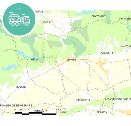 intervention épaviste à Semons