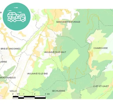 intervention épaviste à Vaulnaveys-le-Haut
