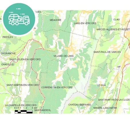 intervention épaviste à Villard-de-Lans