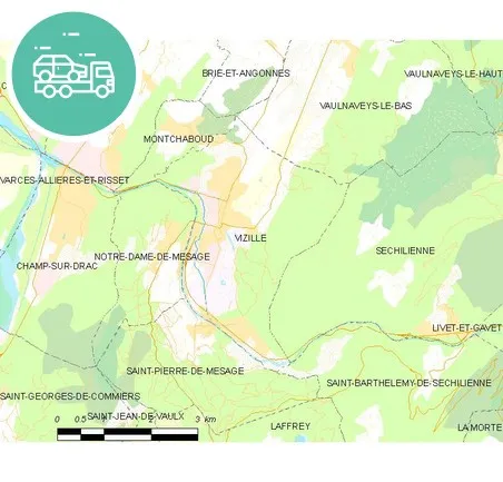 intervention épaviste à Vizille