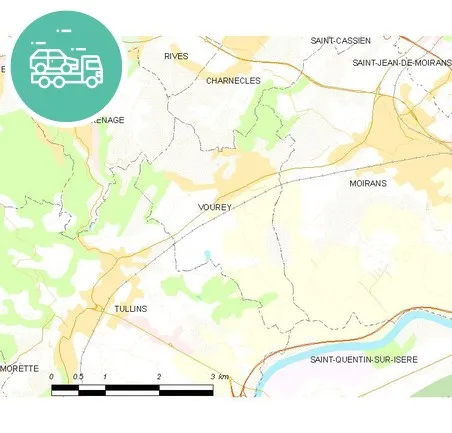 intervention épaviste à Vourey
