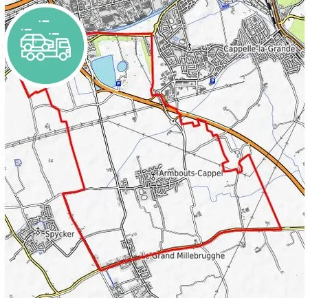 intervention épaviste à Armbouts-Cappel